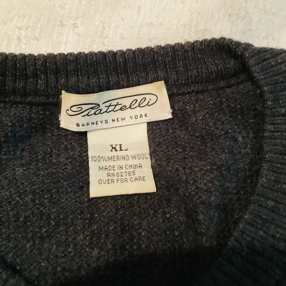 Piattelli Dark Gray Crewneck Sweater
